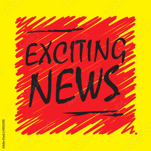 Exciting News Poster or Banner