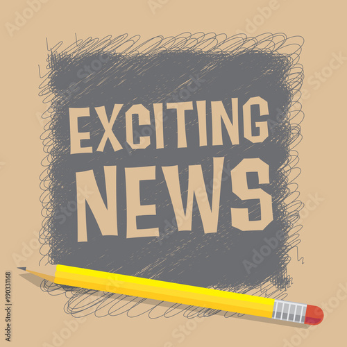 Exciting News Poster or Banner