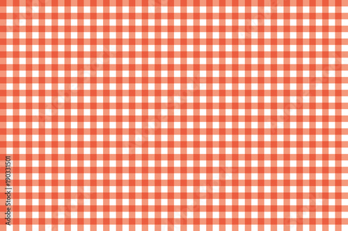 Pattern for red checkered tablecloth, seamless. Vector illustration.