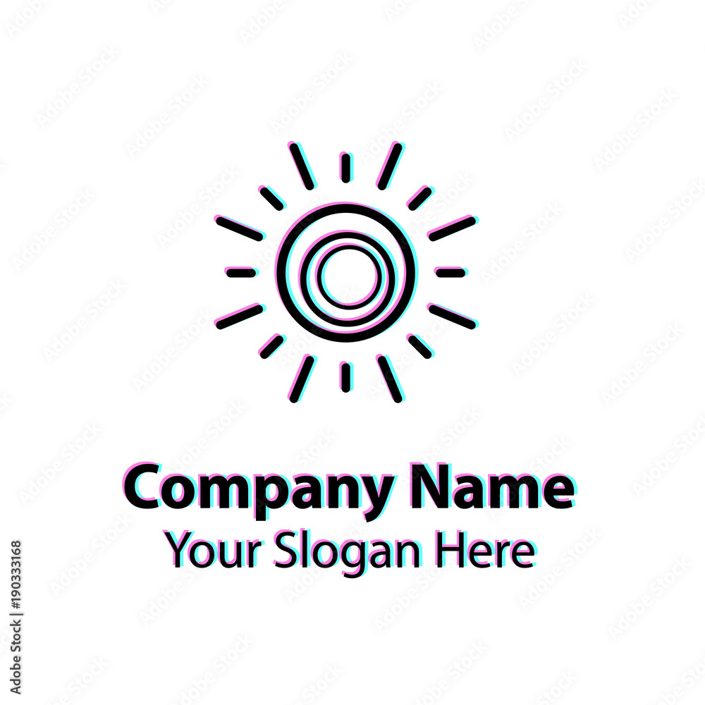 Abstract logo design, circle vector logo design Abstract logo design, circle vector logo design