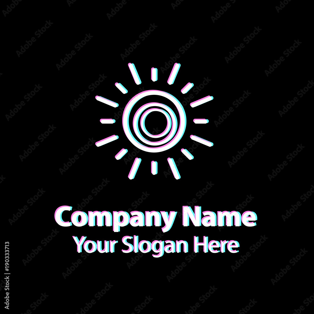 Abstract logo design, circle vector logo design Abstract logo design, circle vector logo design