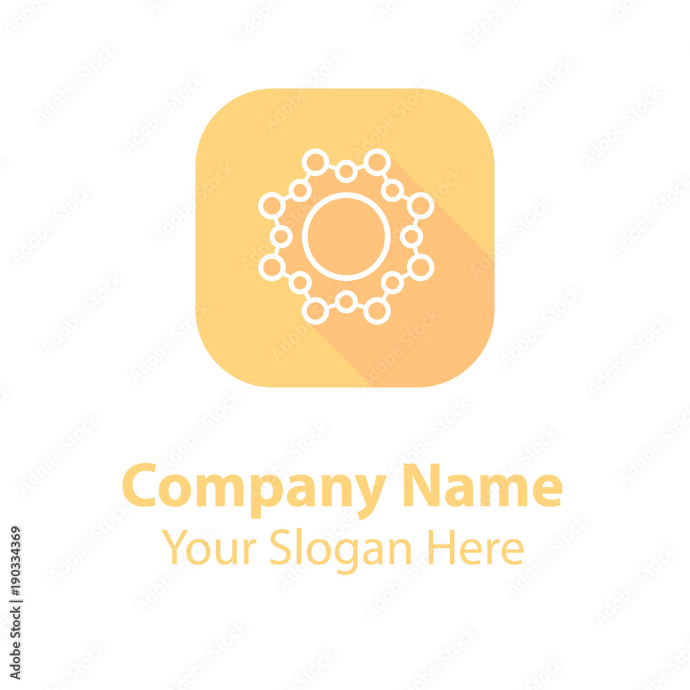 Abstract logo design, circle vector logo design Abstract logo design, circle vector logo design
