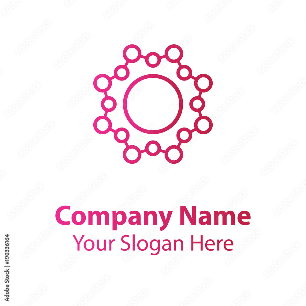 Abstract logo design, circle vector logo design Abstract logo design, circle vector logo design