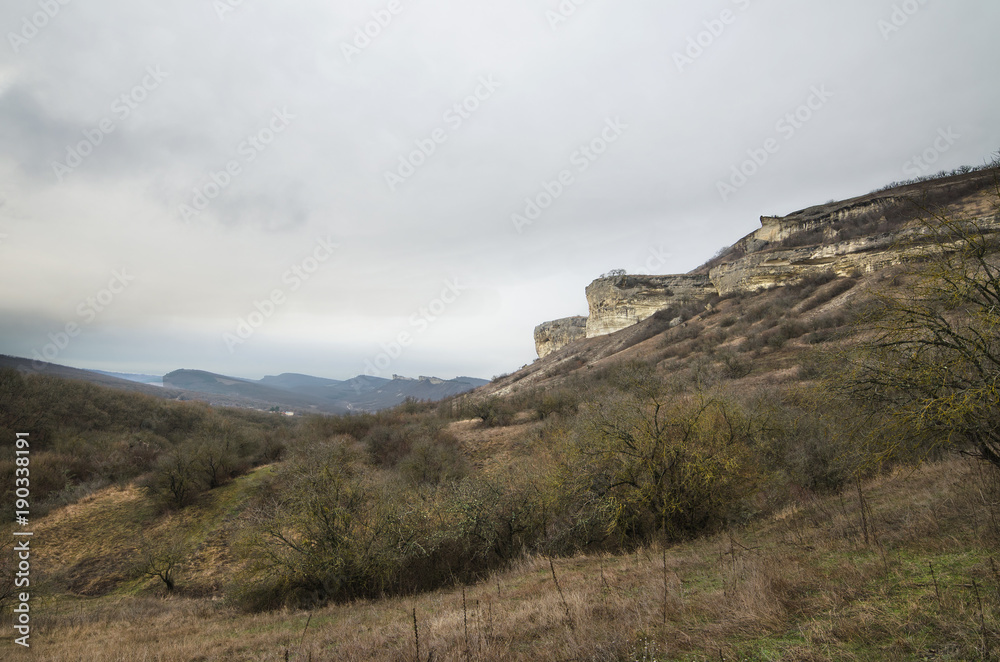 Hills in Crimea near Bakhchisarai (Crimea) Hills in Crimea near Bakhchisarai (Crimea)