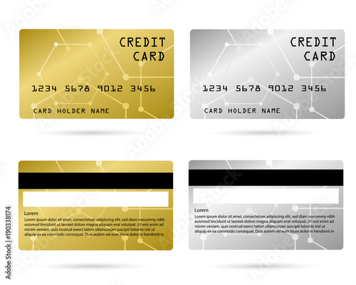 member card, business VIP card, design for privilege member,modern credit card, vector