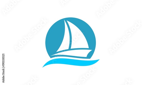 boat sport logo design