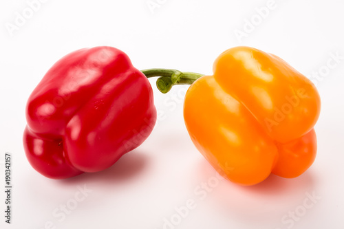 Red and yellow pepper