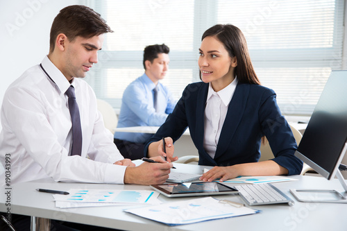 Business people working together in the office