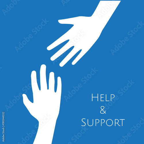 Help and hope logo graphic design © mantinov
