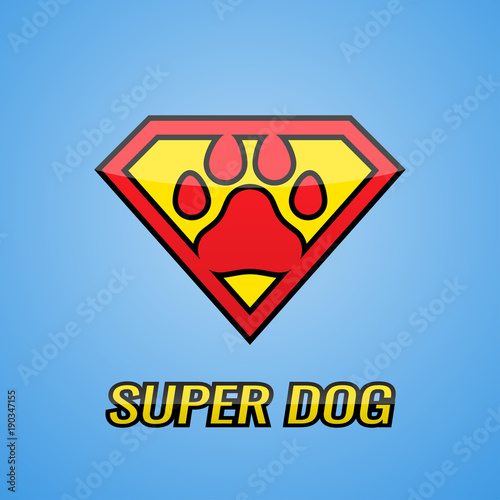 Logo Super Hero Dog