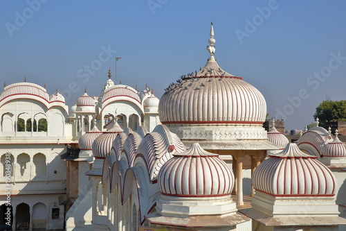 Hindu Gherka temple (close to Morarka Haveli) in Nawalgarh, Shekhawati, Rajasthan, India photo
