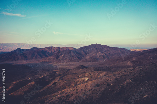 Desert at Sunset Near Palm Springs California © ystewarthenderson