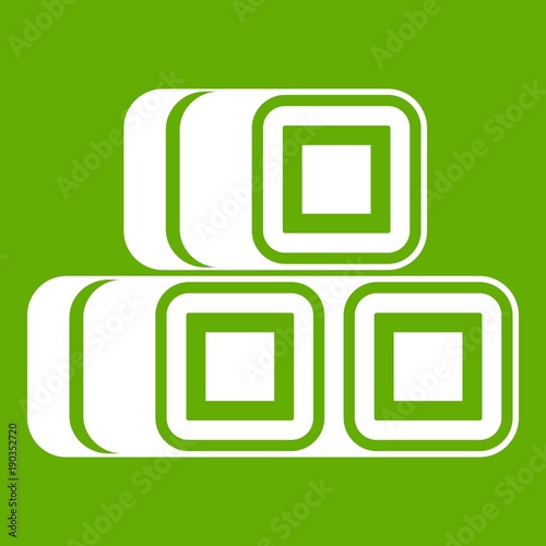 Hay bundles icon green