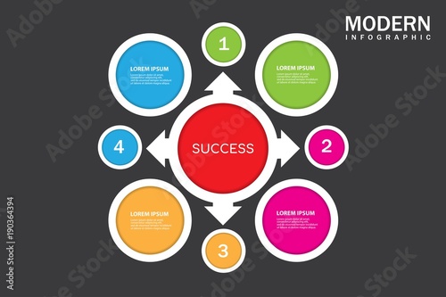 Modern infographic