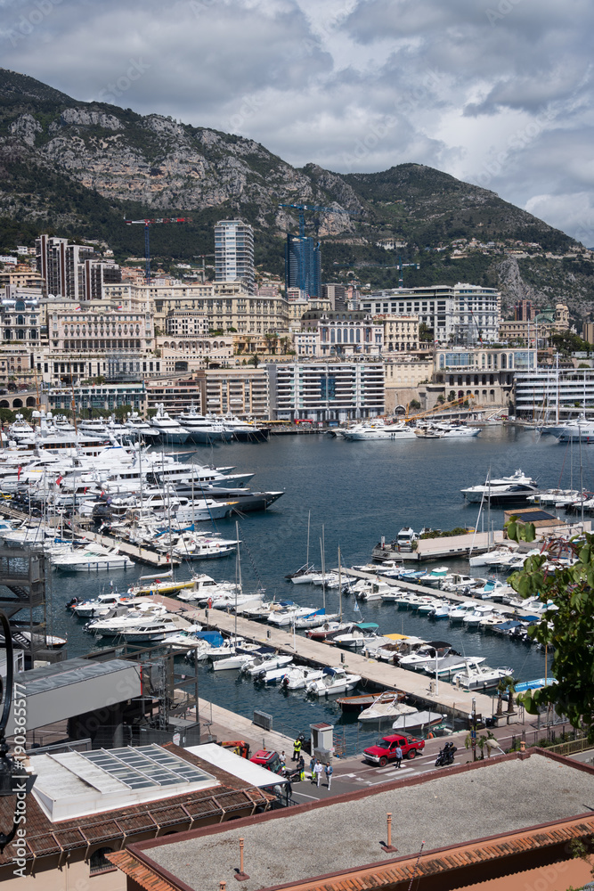View across the harbour, Monaco