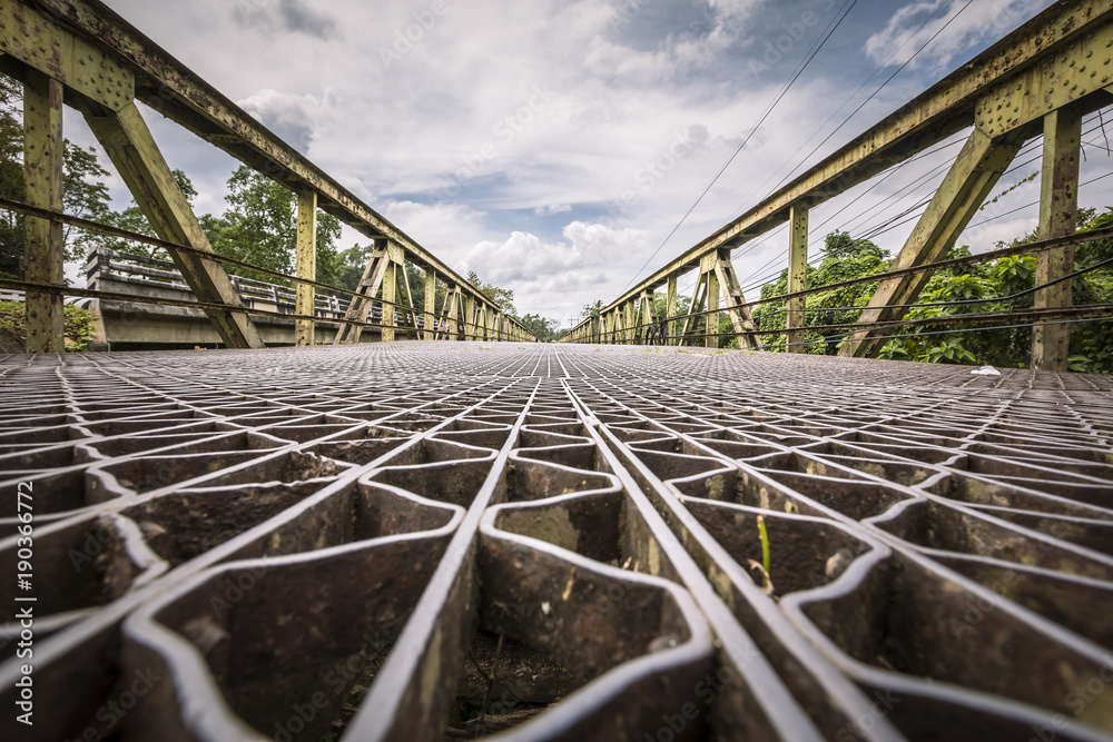 Obraz premium Iron bridge Yala, Thailand