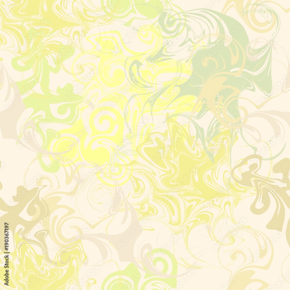 Abstract light background , fancy colorful shapes, seamless pattern