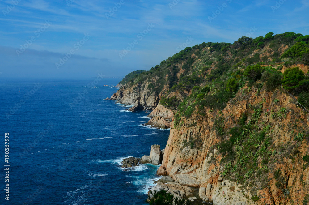 Ocean cliffs in Spain