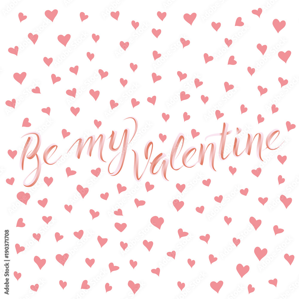 Vector illustration card on valentine day Vector illustration card on valentine day