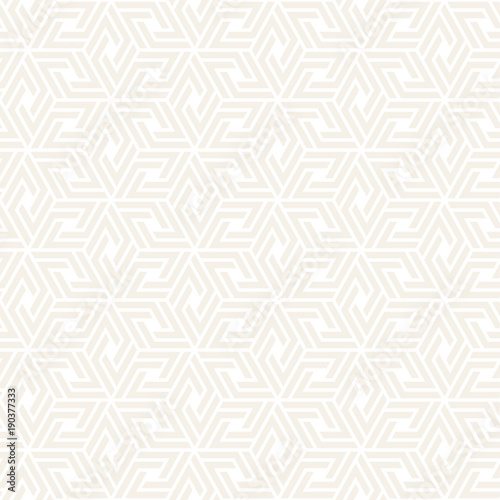 Vector seamless subtle stripes pattern. Modern stylish texture with monochrome trellis. Repeating geometric hexagonal grid. Simple lattice design.