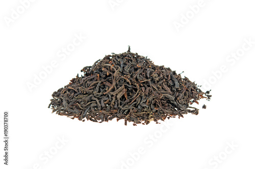 tea black large-sized slide isolated on white background