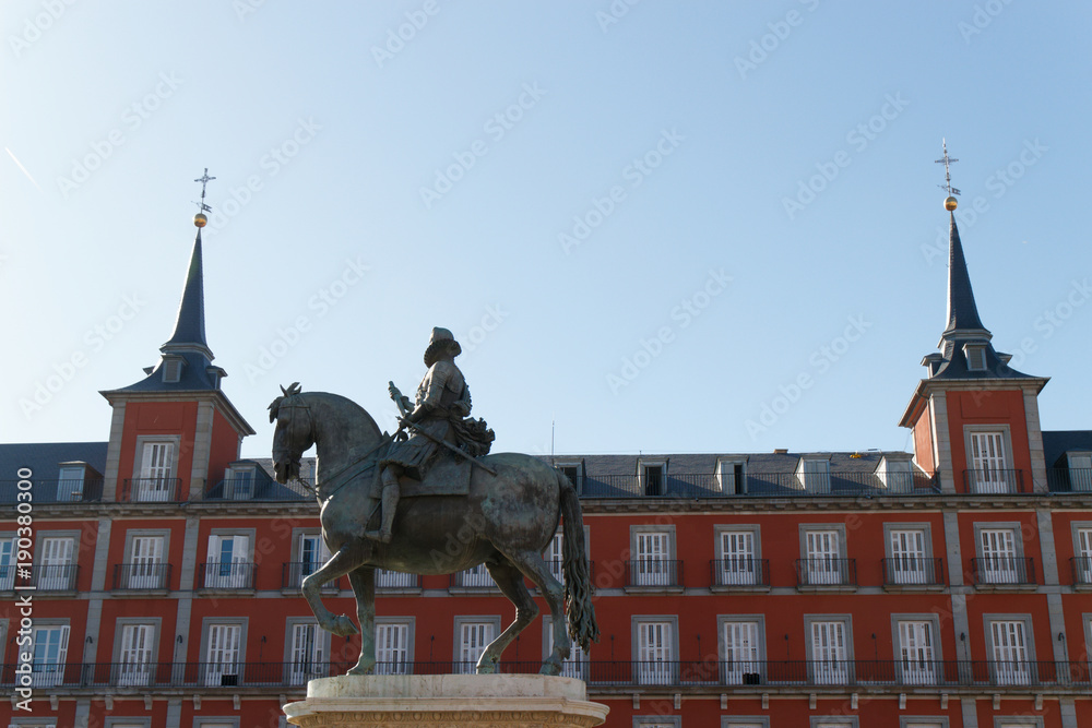 Detail of the Plaza Mayor