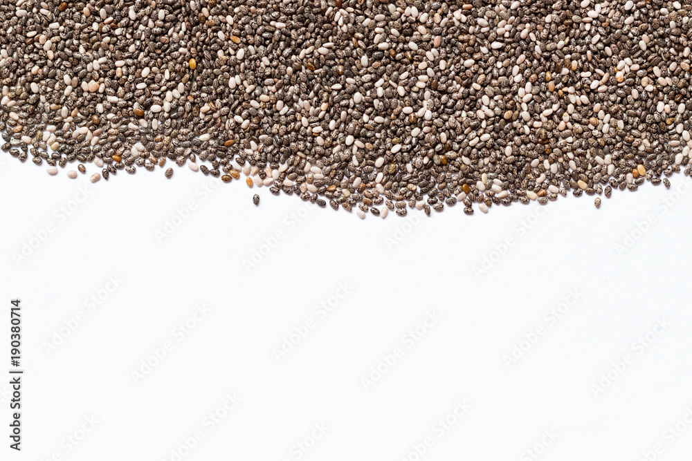 Frame Chia seeds. Background super food. Macro. Frame Chia seeds. Background super food. Macro.