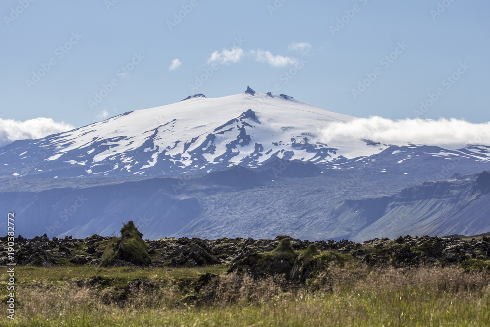 Snaefellsjokull glacier