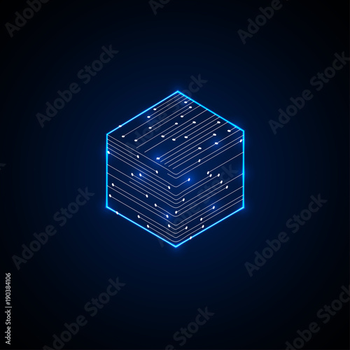 Cubic blue microcircuit