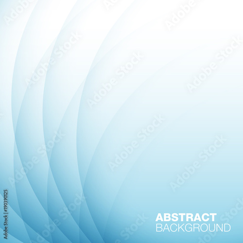 Abstract Blue Light Background. Vector illustration.