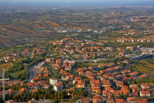 San marino. View from the mountain