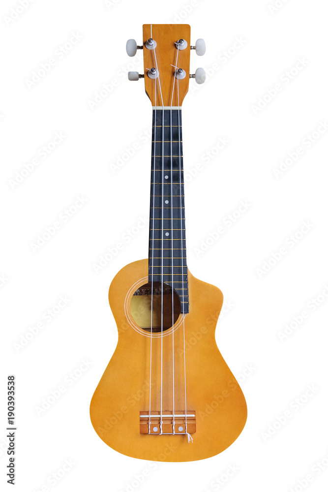 ukulele isolated on white background