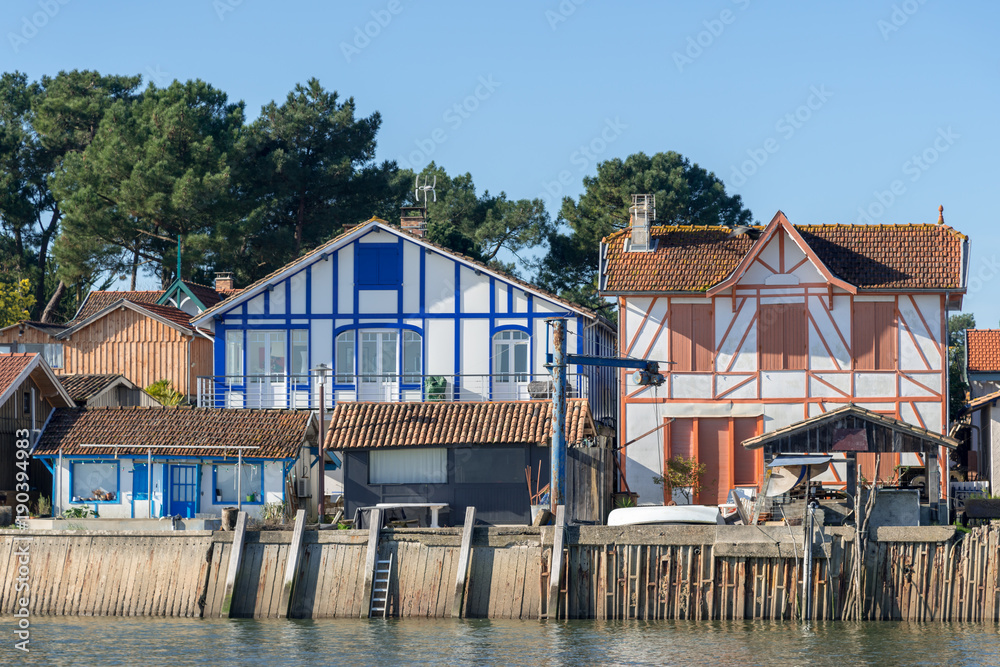 CAP FERRET (Bassin d'Arcachon, France), le port ostréicole de Piraillan