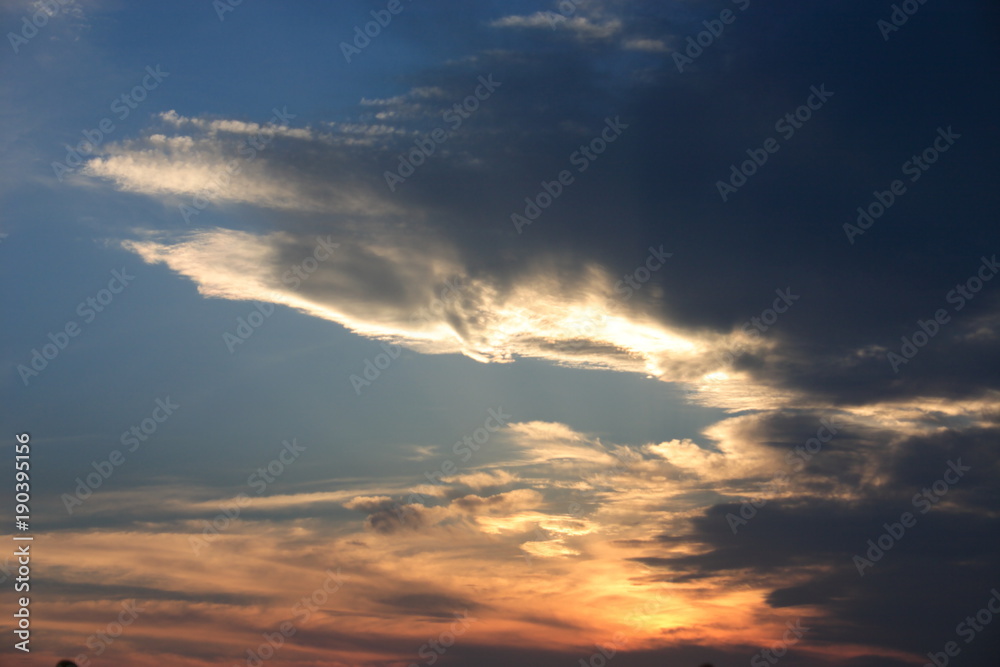 Obraz premium 夕焼け空