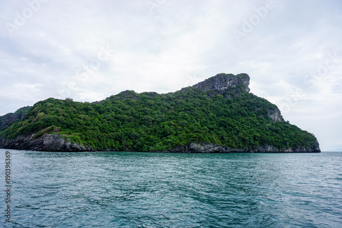 Green islands in Thailand