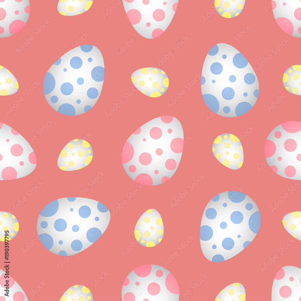 Easter eggs in polka dots Easter eggs in polka dots