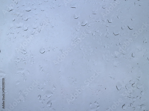 raindrops on a windowpane