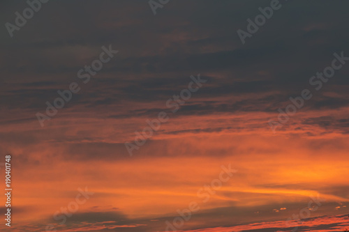 sunrise, scarlet sky tones © HappyHaus