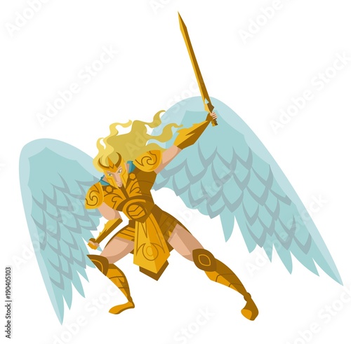 angel warrior with sword