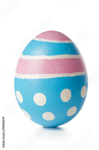Obraz na plátne easter eggs isolated on white