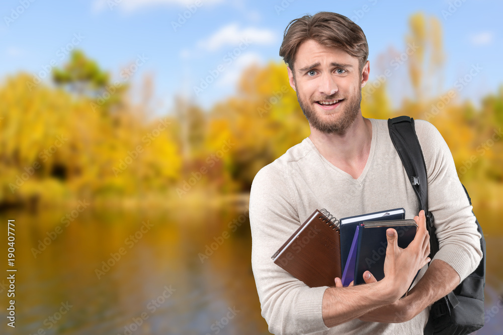 Fototapeta premium Casual young man