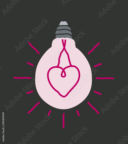 ampoule cœur Saint Valentin 2c