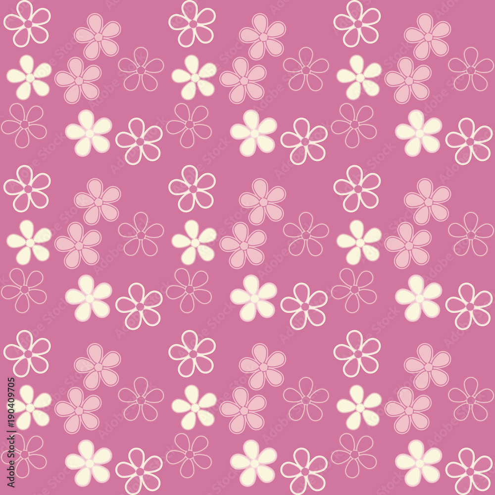 Seamless floral pattern. Eps 10.