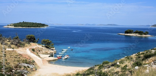 croatian coastline in Dalmatia photo