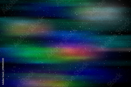 Glitch Universe Background Old Tv Screen Error Digital Pixel Noise Abstract Design Photo Glitch Television Signal Fail Technical Problem Grunge Wallpaper Colorful Noise Stock Illustration Adobe Stock