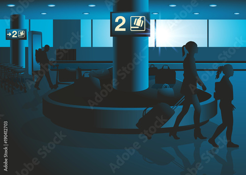 aéroport - voyage - vacances - bagage - avion - tourisme - touriste - compagnie aérienne