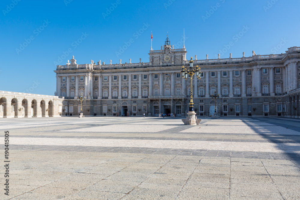 Royal Palace in Madrid - External view