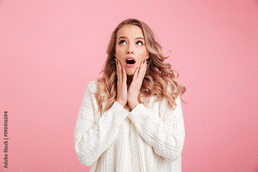 Shocked young lady Shocked young lady