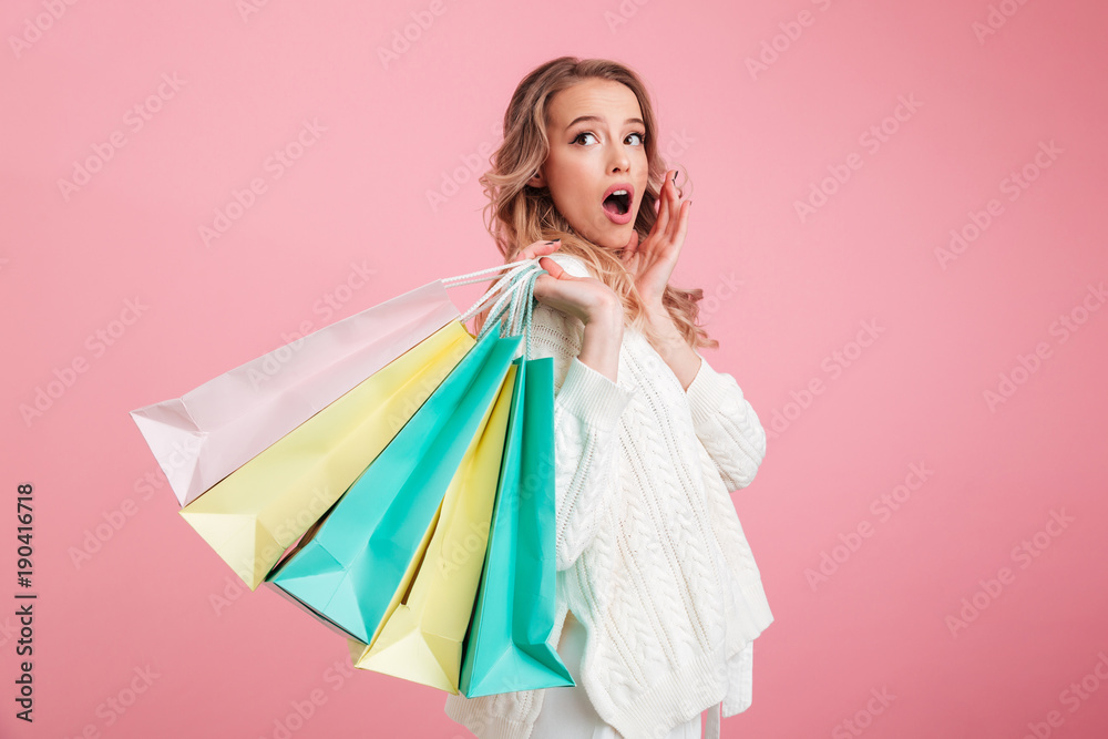 Woman standing isolated Woman standing isolated
