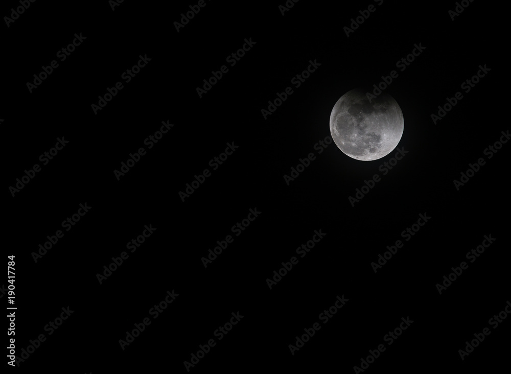 complete eclipse of the moon, January 31, 2018, Kazakhstan, Almaty complete eclipse of the moon, January 31, 2018, Kazakhstan, Almaty